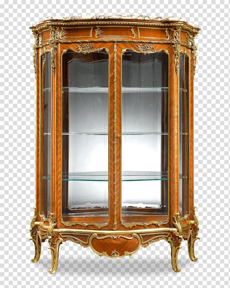 Antique furniture Display case Cabinetry, antique transparent background PNG clipart