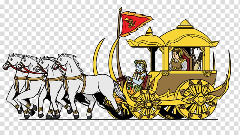 Mahabharata Krishna Kurukshetra War Arjuna, driver transparent background PNG clipart