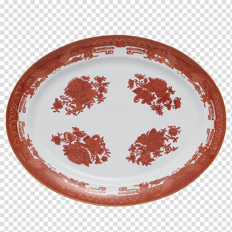 Platter Mottahedeh & Company Oval Cinnabar, japanese tableware transparent background PNG clipart