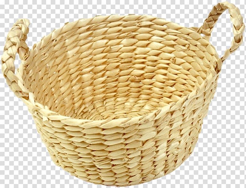 Basket Wicker Bamboe Rattan, Basket transparent background PNG clipart