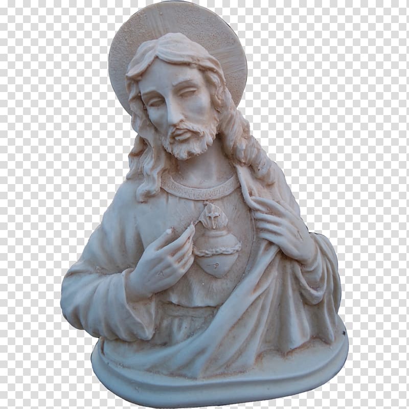 Statue Sacred Heart Christianity Christian cross Bust, christian cross transparent background PNG clipart