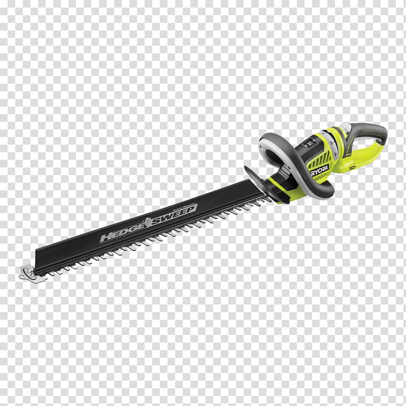 Hedge trimmer w/o battery 18 V Ryobi One+ Tool Garden, hedge clippers transparent background PNG clipart