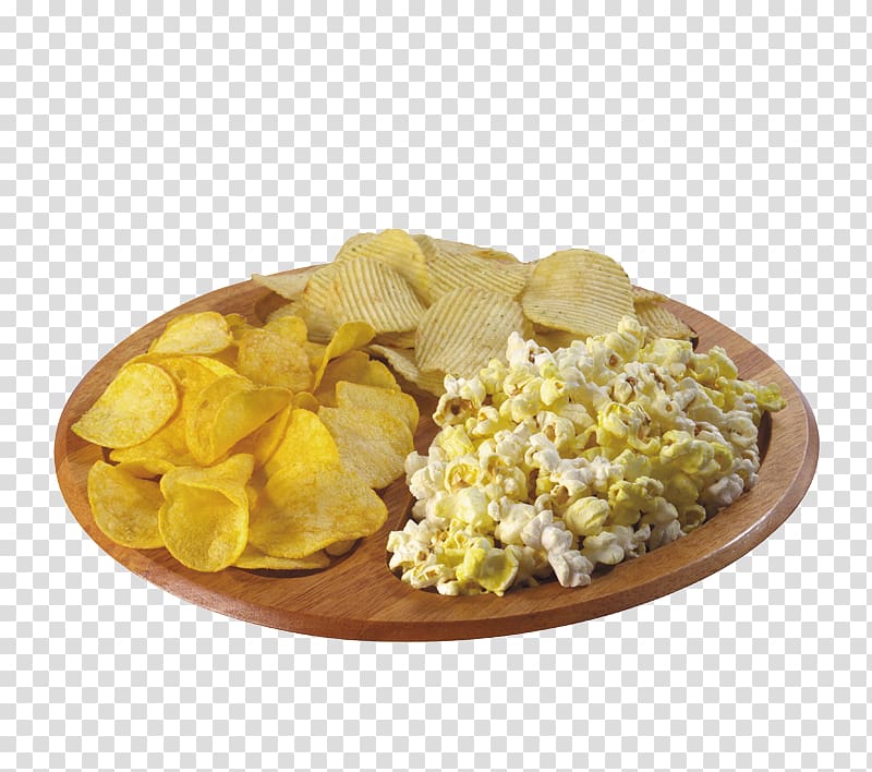 Hamburger Popcorn French fries Junk food Fast food, Popcorn Chips transparent background PNG clipart