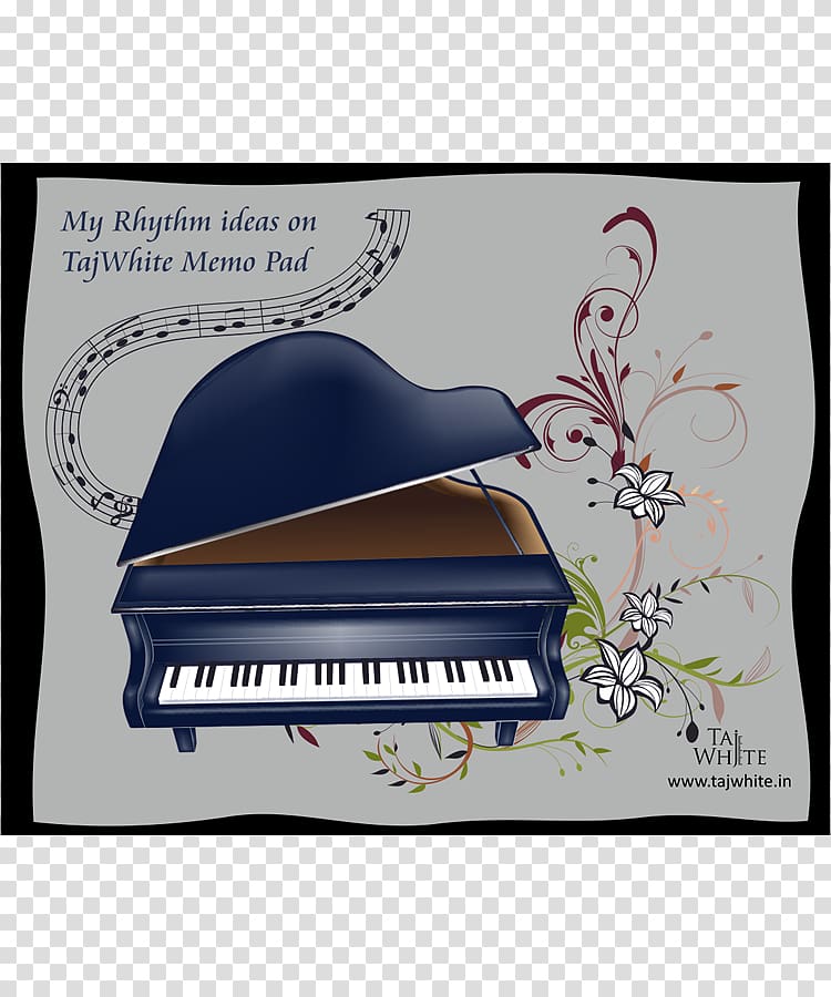 Piano Drawing, spiral wire notebook transparent background PNG clipart