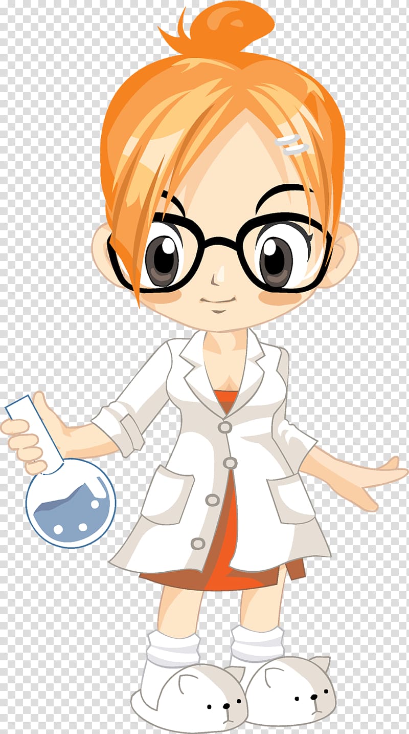 Laboratory Science Chemistry , Cartoon character transparent background PNG clipart