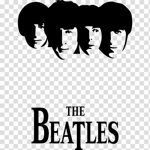 The Beatles Abbey Road Silhouette Stencil, Emblem Unique transparent background PNG clipart