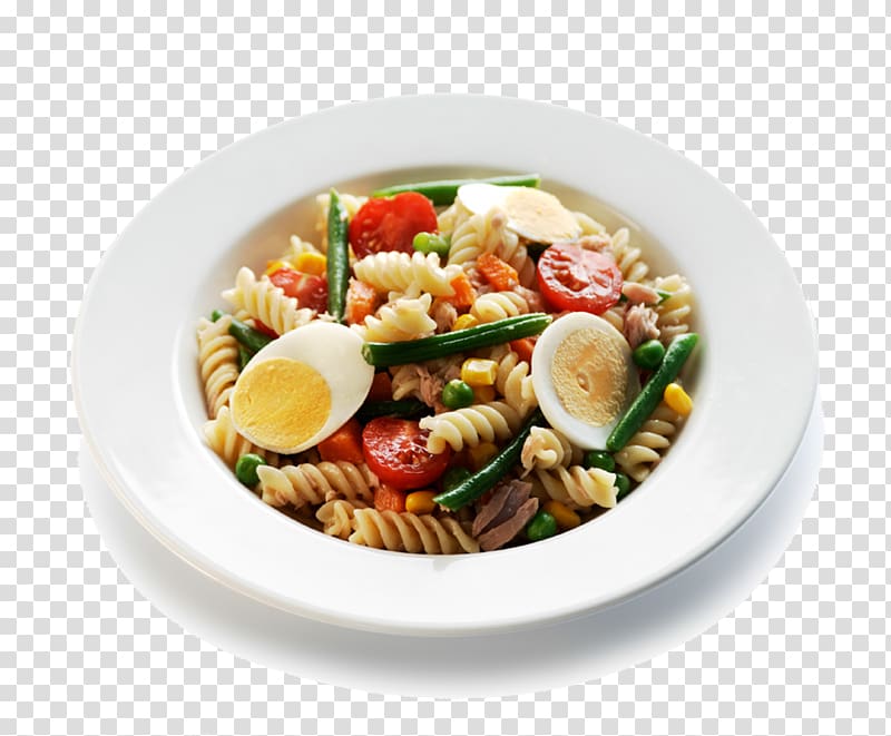 Pasta salad Italian cuisine Tuna salad Fusilli, salad transparent background PNG clipart