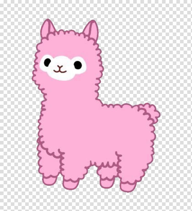 Alpaca Llama Sticker Redbubble , others transparent background PNG clipart