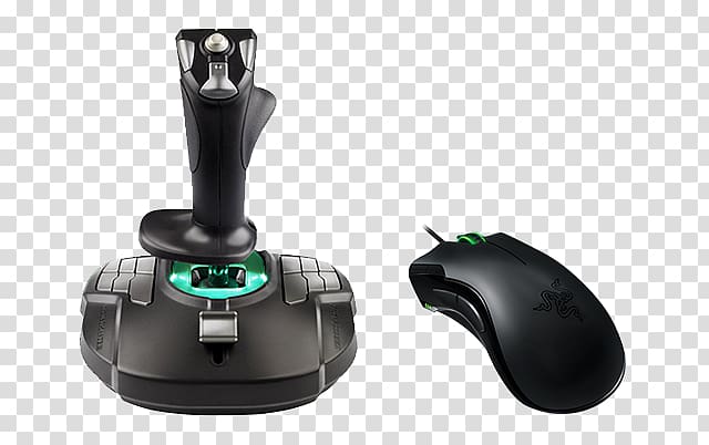 Joystick Game Controllers Thrustmaster T.16000M Gamepad, joystick and throttle transparent background PNG clipart