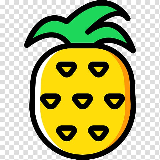 Fruit Pineapple Smiley , Pina transparent background PNG clipart