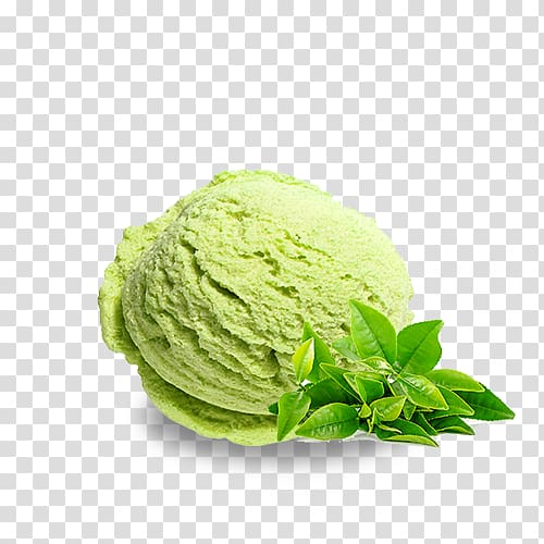 Pistachio ice cream Green tea ice cream, ice cream transparent background PNG clipart