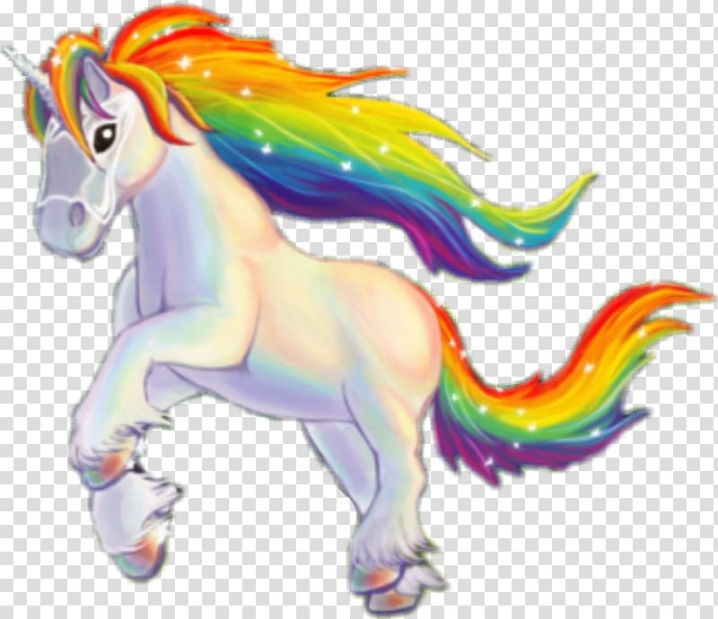 white, purple, red, and yellow unicorn illustration, Unicorn Rainbow Color , unicorn transparent background PNG clipart