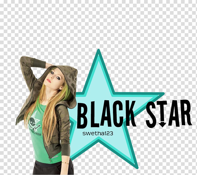 Singer Let Go Under My Skin Black Star, avril lavigne transparent background PNG clipart