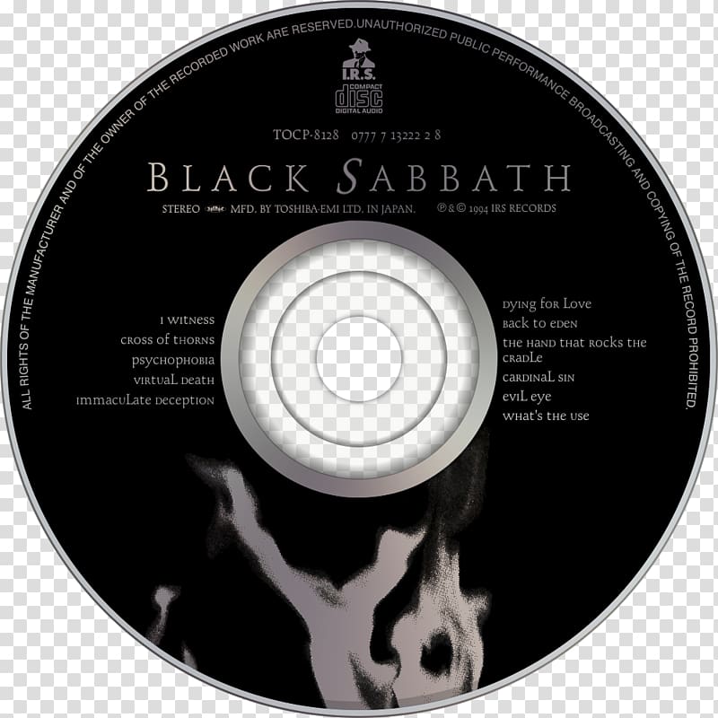 Compact disc Aja Music Facelift Black Sabbath, black sabbath transparent background PNG clipart