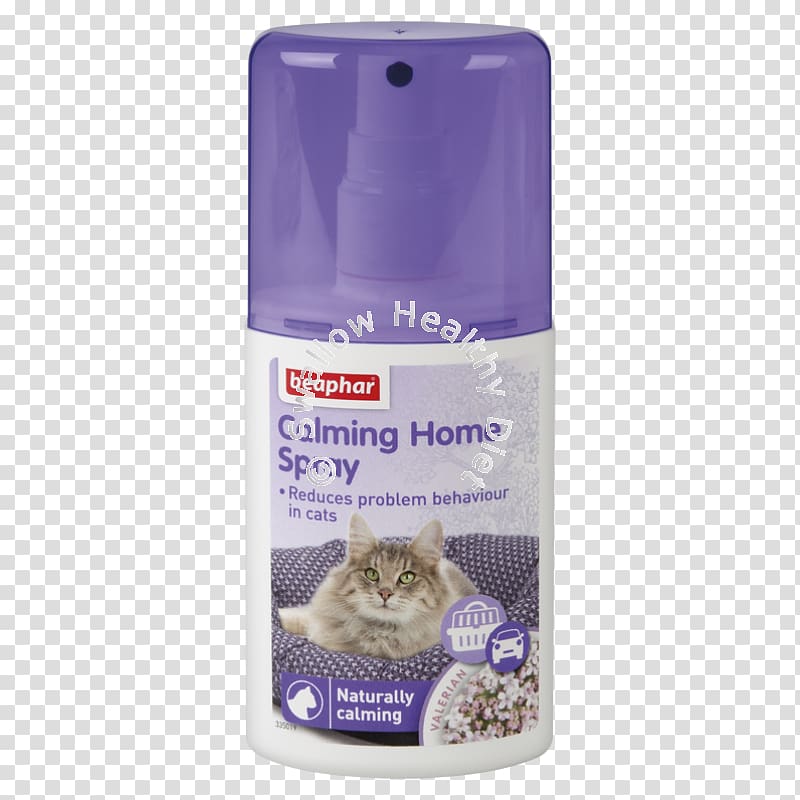 Cat Dog Kitten Pet Beaphar Calming Spray de Ambiente para Gatos, Supplements for Anxious Cats transparent background PNG clipart