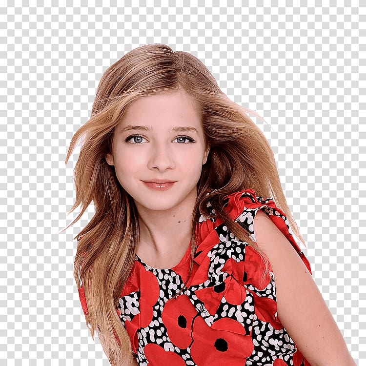 woman wearing red, white, and black floral top, Jackie Evancho Red Dress transparent background PNG clipart