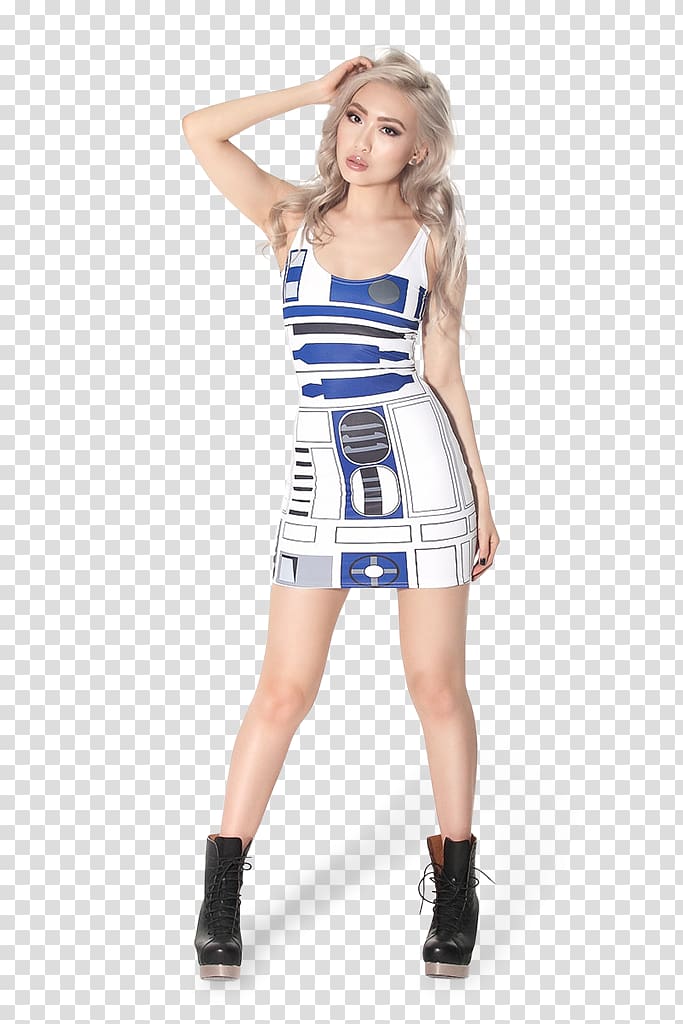 R2-D2 Dress Clothing Star Wars Costume, r2d2 transparent background PNG clipart