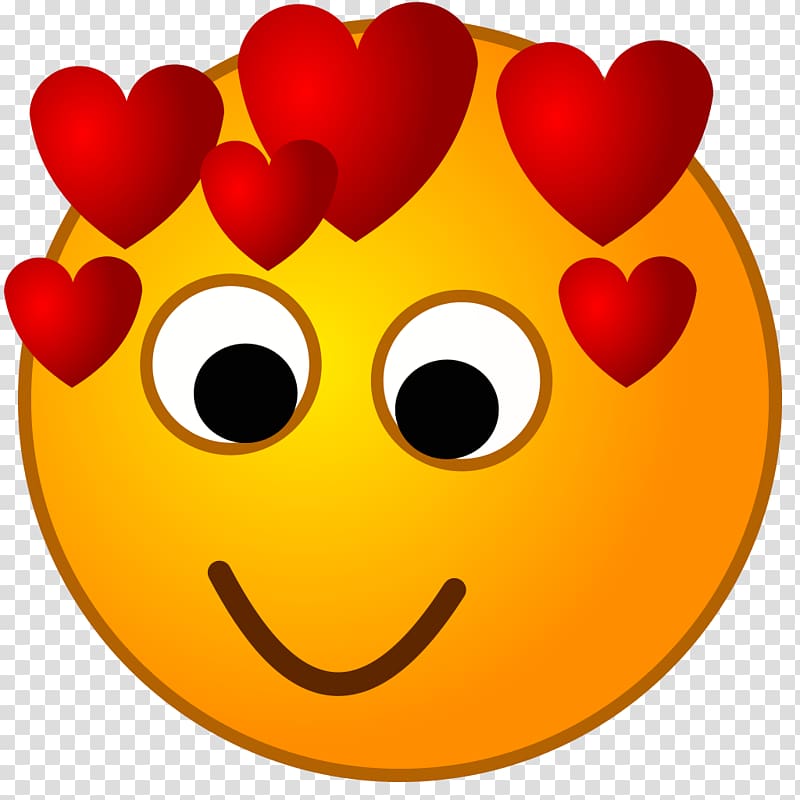 Smiley Emoticon Emoji Love, happy transparent background PNG clipart