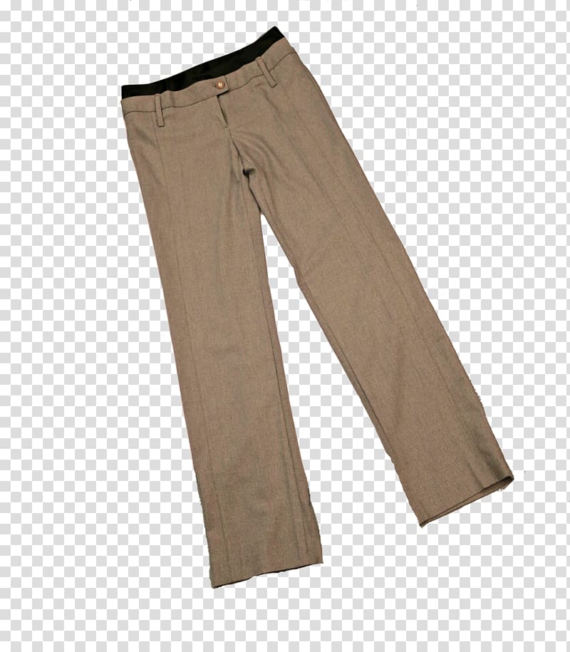 Khaki Pants, straight pants transparent background PNG clipart