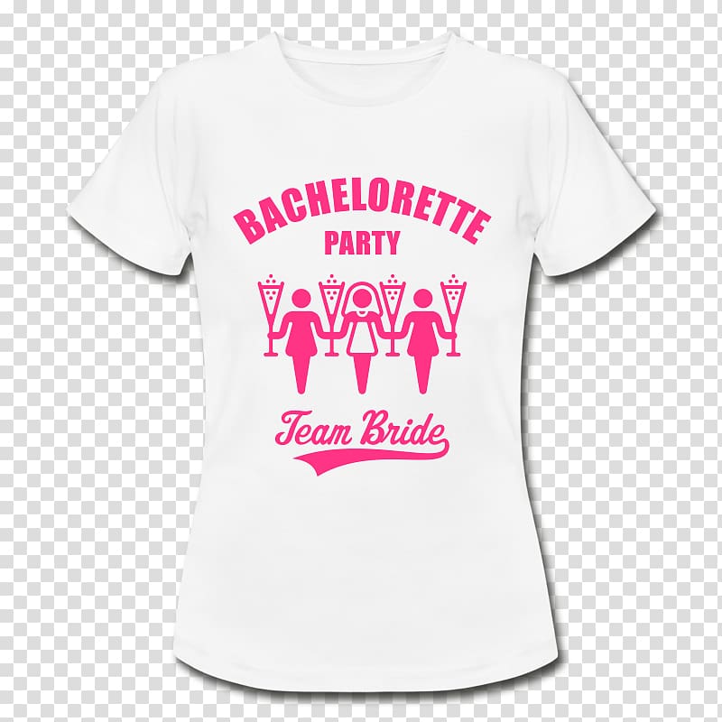 T-shirt Bachelorette party Bride Logo, T-shirt transparent background PNG clipart