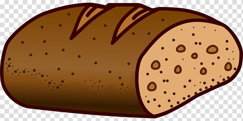 Toast Baguette Bread , Brown bread transparent background PNG clipart