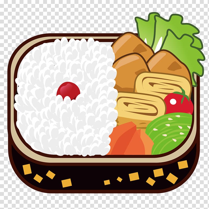 Bento Fast food Rice , Boxing transparent background PNG clipart