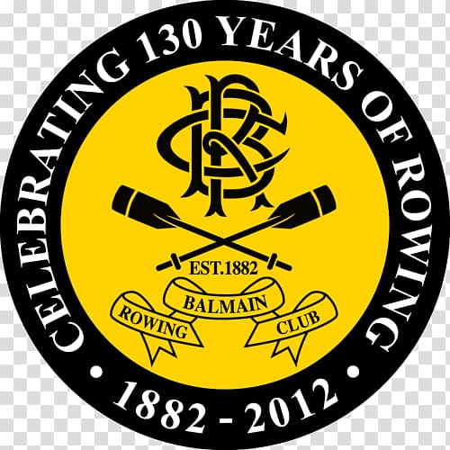 1882-2012 Celebrating 130 years of rowing Balman Rowing Club logo, Balmain Rowing Club Logo transparent background PNG clipart