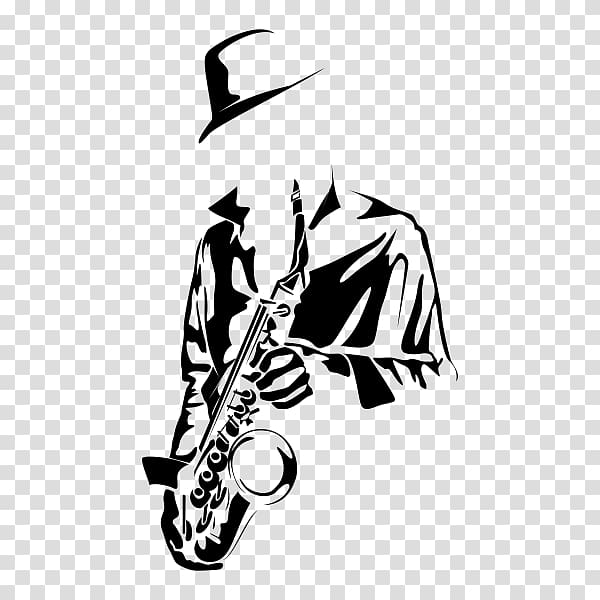 Saxophone Music Painting Art Silhouette, Saxophone transparent background PNG clipart