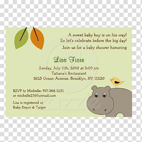 Wedding invitation Green Baby shower Convite, Birth Announcement transparent background PNG clipart