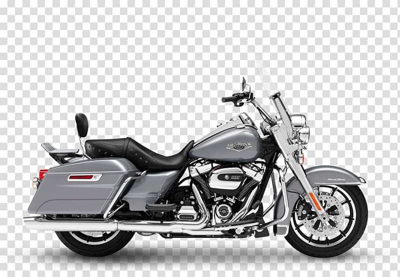 Harley-Davidson Road King Touring motorcycle Softail, motorcycle transparent background PNG clipart