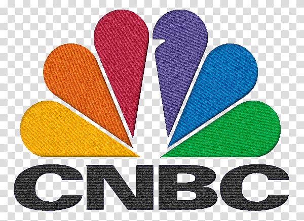 CNBC Television show CNN Logo of NBC, embroided transparent background PNG clipart