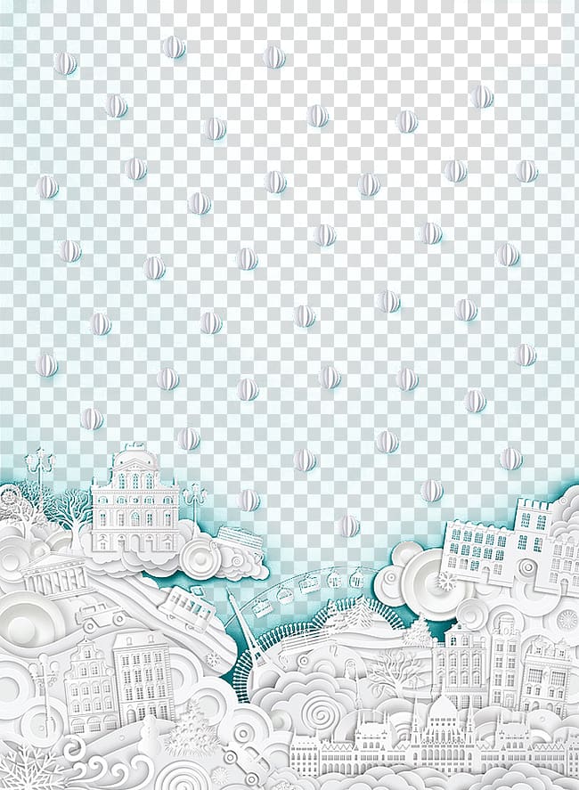 Paper , Origami City transparent background PNG clipart