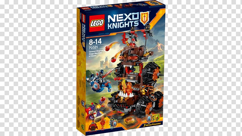 LEGO 70321 NEXO KNIGHTS General Magmar's Siege Machine of Doom Siege engine Toy, others transparent background PNG clipart