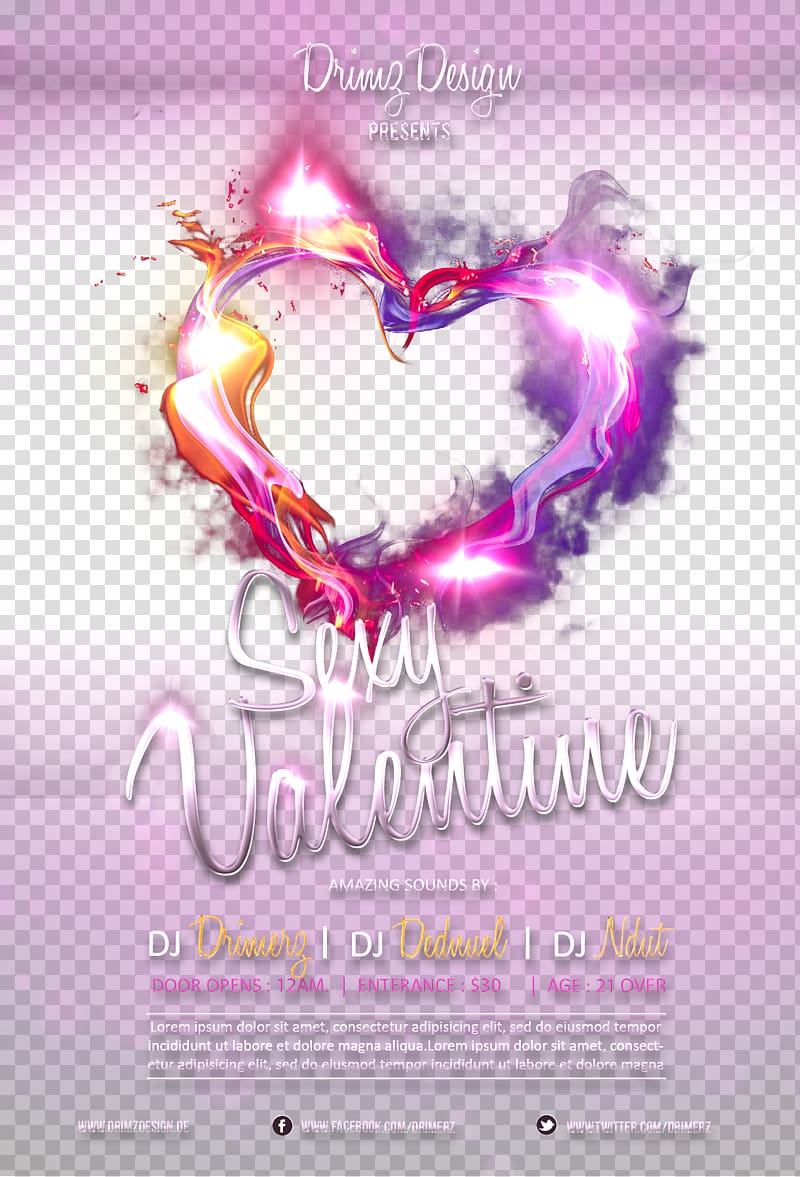 Sexy Valentine ad, Valentine\'s Day Heart White Day, Valentine\'s Day Posters transparent background PNG clipart
