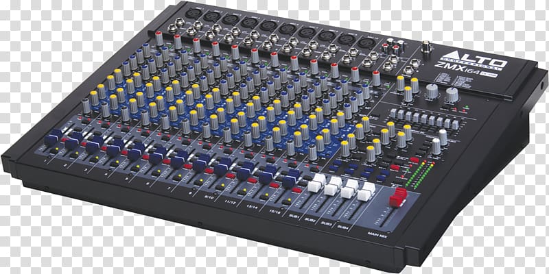 Audio Mixers Alto ZMX122FX Audio mixing Sound Effects Processors & Pedals, Pioneer Zephyr transparent background PNG clipart