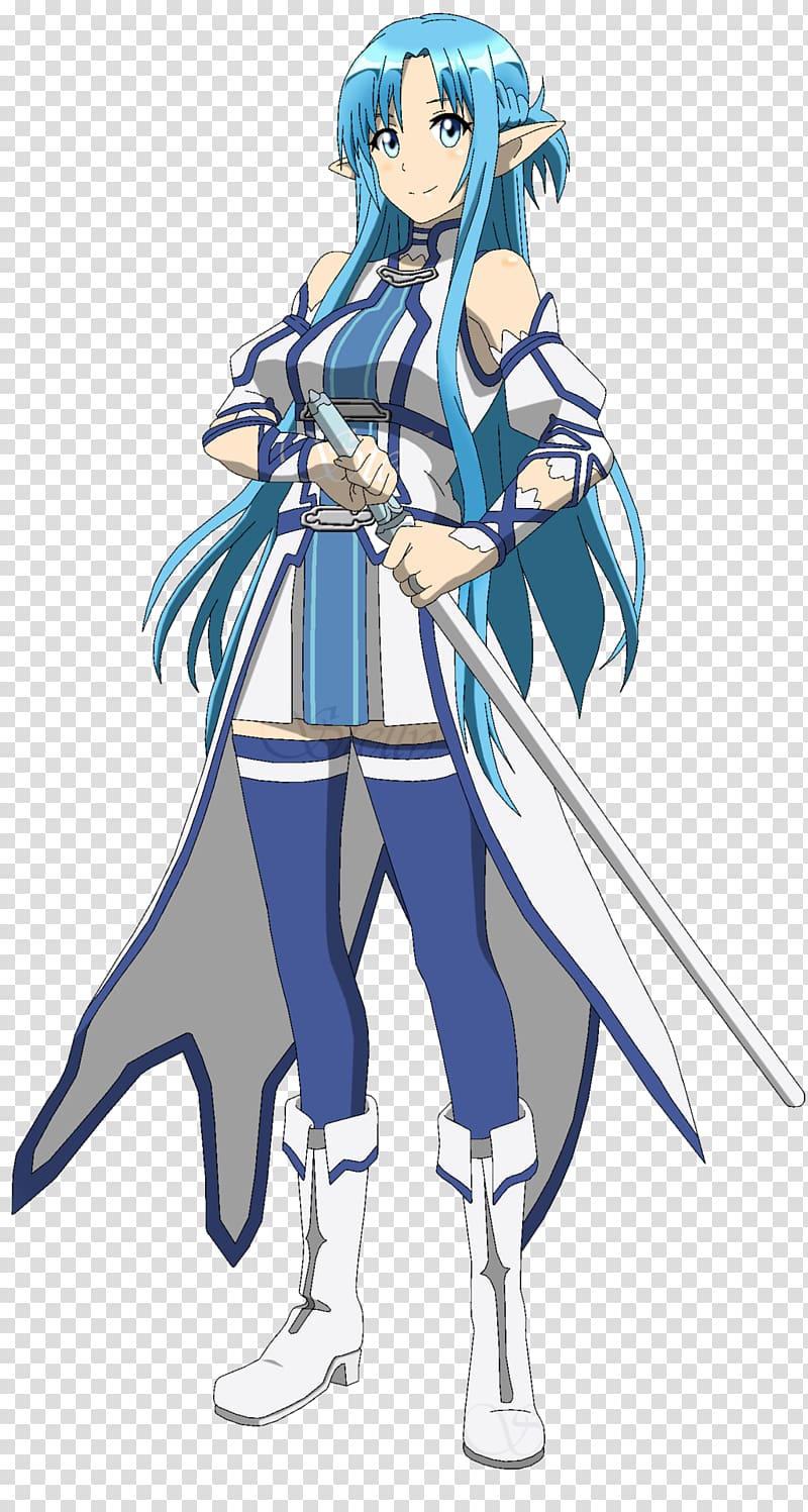 Asuna Kirito Leafa Sword Art Online , asuna transparent background PNG clipart