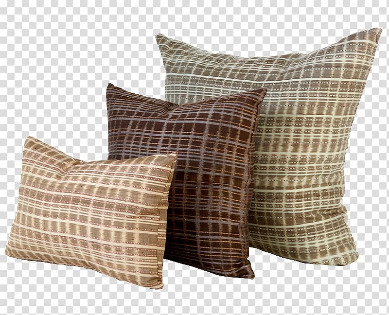 beige and brown throw pillows, Throw Pillows Towel Couch Cushion, Collection Pillows transparent background PNG clipart