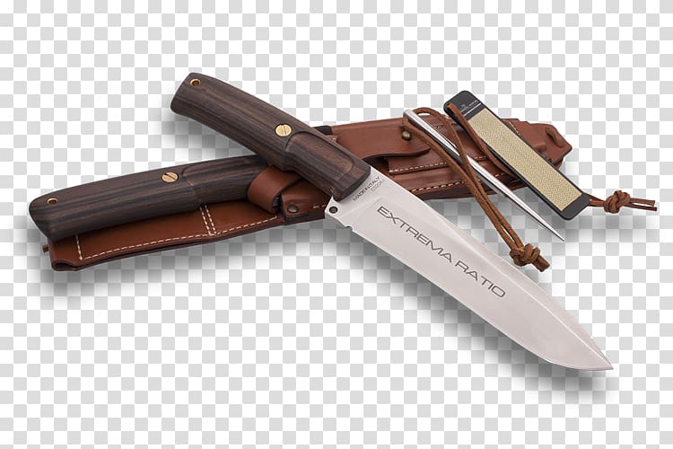 Bowie knife Stainless steel Blade, knife transparent background PNG clipart