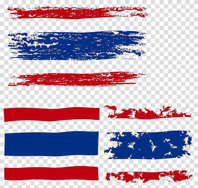 flag of thailand creative design transparent background PNG clipart