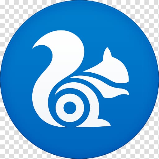 UC browser icon, blue area symbol , Uc browser transparent background PNG clipart
