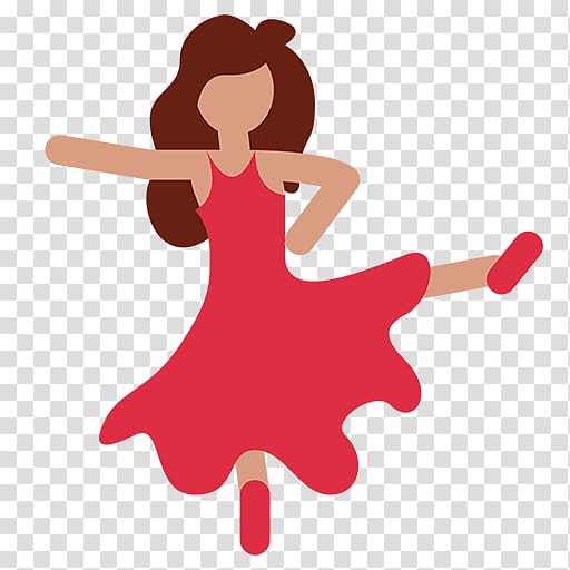 Emojipedia Dance Social media Flamenco, Emoji transparent background PNG clipart