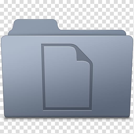 gray file folder illustration, rectangle font, Documents Folder Graphite transparent background PNG clipart