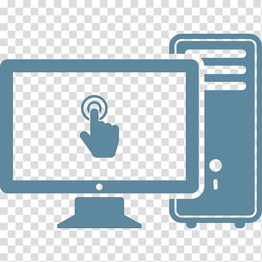 Computer hardware Computer monitor Server Icon, Cartoon computer transparent background PNG clipart