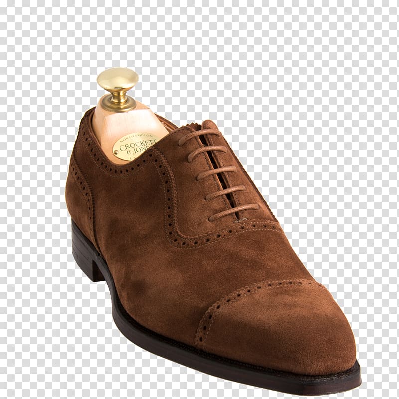 Suede Shoe Boot Crockett & Jones Leather, Brown Suede Oxford Shoes for Women transparent background PNG clipart