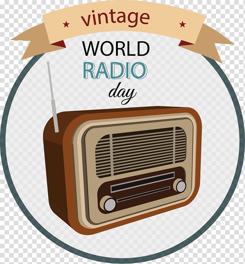 Microphone World Radio Day Radio station Internet radio, painted retro radio transparent background PNG clipart
