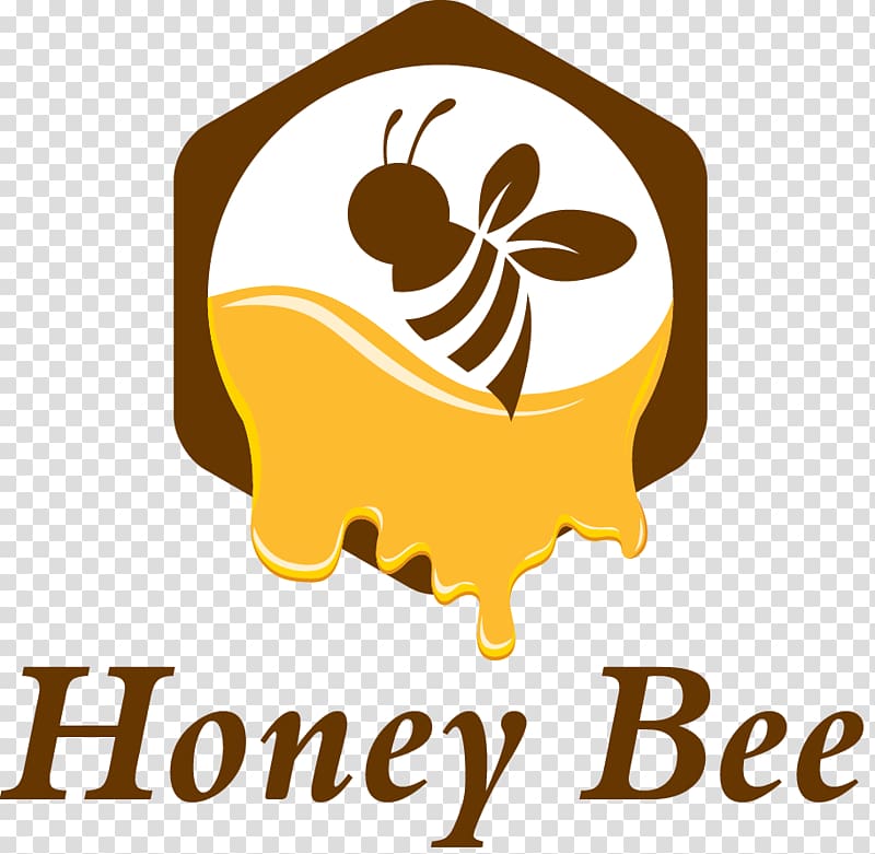 Honey Bee logo, Honey bee Honey bee Logo Breakfast, Honey Bee trim tabs transparent background PNG clipart