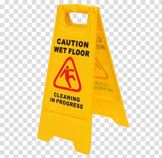 Floor Warning sign Safety Dangerous goods, general cleaning transparent background PNG clipart