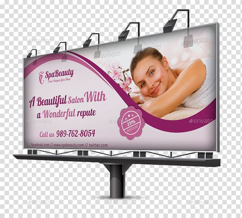 Display device Display advertising Web banner, Spa Saloon Flyer transparent background PNG clipart