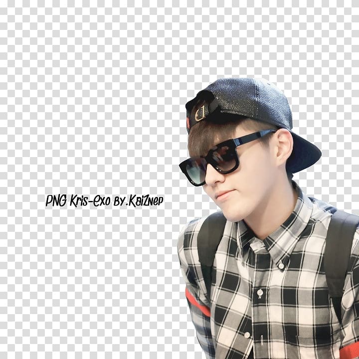 EXO-M Mr. Six Goggles Sunglasses, Kris transparent background PNG clipart