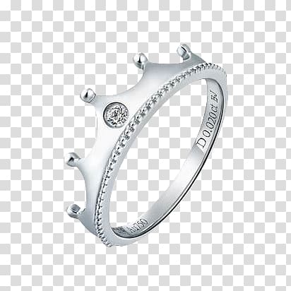 chow tai fook diamond ring crown transparent background PNG clipart